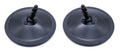 5 Inch Flat Side View Mirror Head Replacement Black Powder Coated for Jeep (2007–2018)