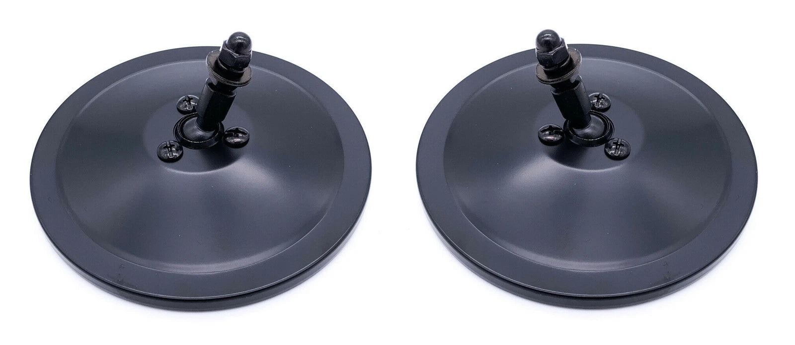 5 Inch Flat Side View Mirror Head Replacement Black Powder Coated for Jeep (2007–2018)