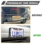 Universal License Plate Frame Stainless Steel for All Makes Models (2010-2019)