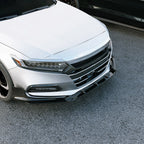 Front Bumper Lip Splitter for Honda Accord (2018-2020) Gloss Black