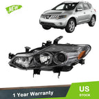 Headlamp for Nissan Murano (2009–2014) Left Side Halogen Clear