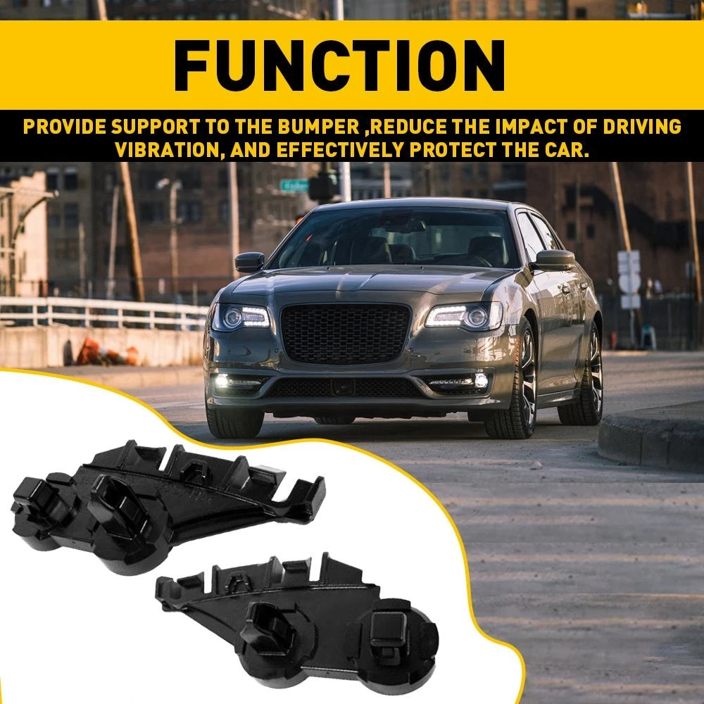 Set of 2 Bumper Support Brackets for Chrysler 300 (2011–2020) 57010745AF