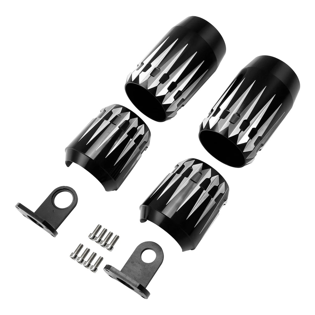 Front Fork Slider Covers for Harley Davidson Touring Electra Street Road (1984–2013)