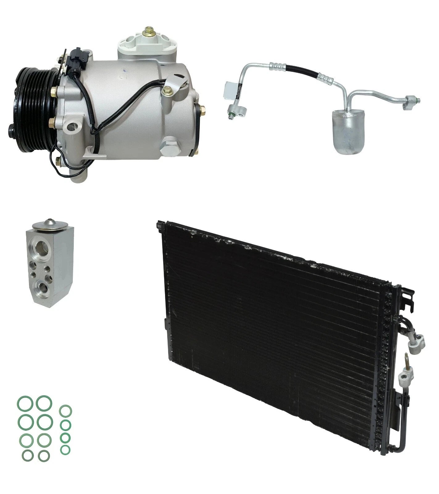 AC Compressor Kit with Condenser for Saturn Vue 2.2L (2003–2007)