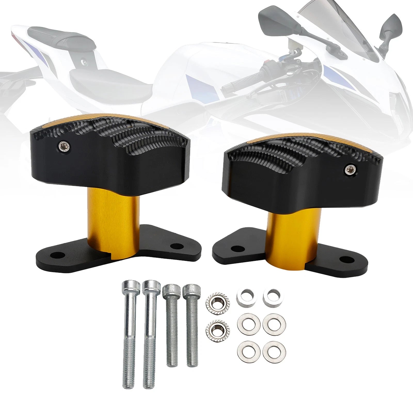 Aluminum Frame Crash Slider Protection for Suzuki GSX-R1000 (2017–2023)