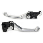 CNC Silver Pivot Brake Clutch Levers for Honda XR250 XR400 (1995-2007)