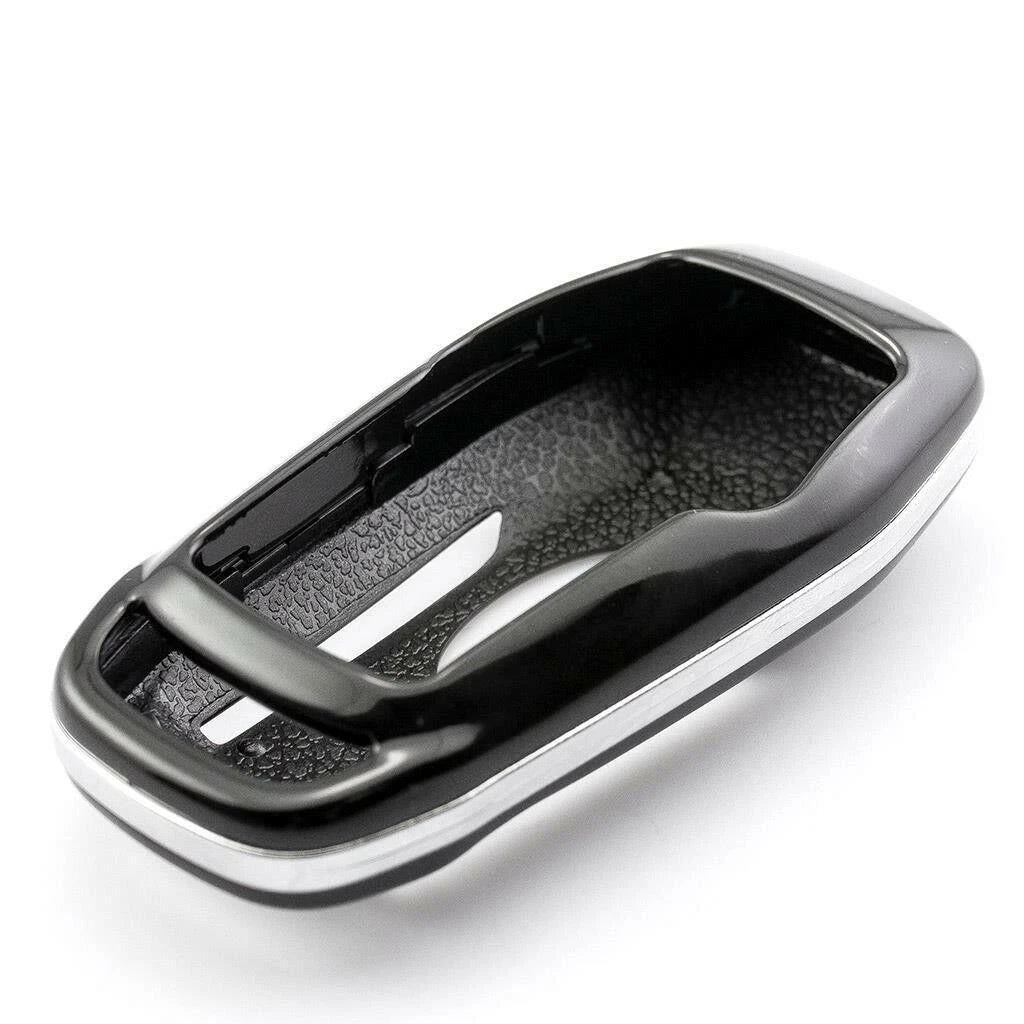 Glossy Black Smart Remote Key Fob Shell Cover for Ford Lincoln (2015-2019)