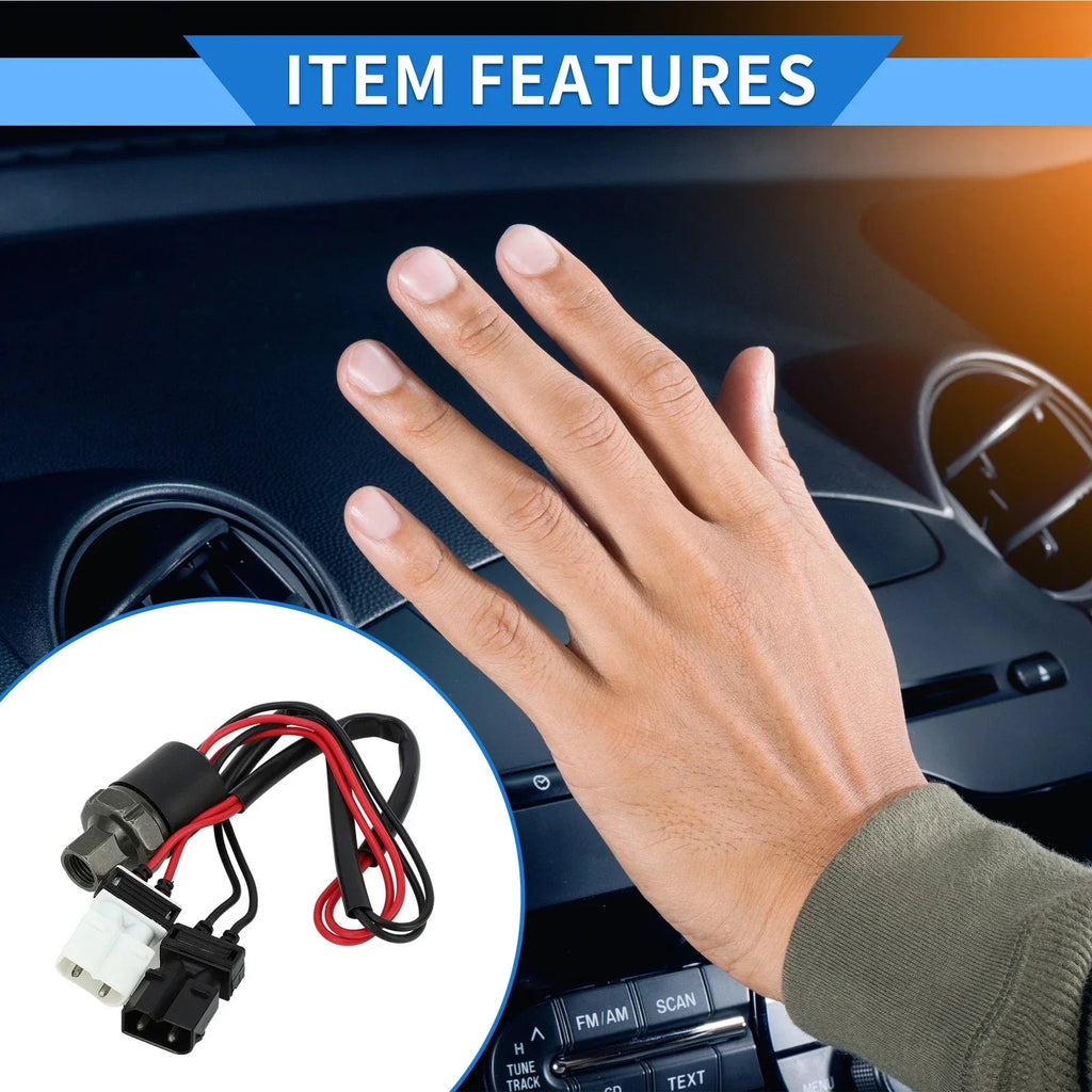 A/C Pressure Switch Sensor 2.5L for BMW 525i (1989 - 1995)