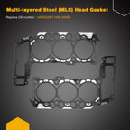 Full Gasket Set with Head Bolts for Jeep Liberty Dodge Dakota Ram 1500 (2002–2005)