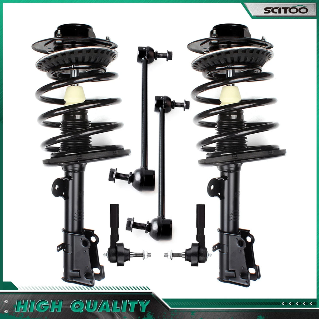 Front Strut w/ Coil Spring Suspension Kit for Chrysler Town & Country (2001–2004)