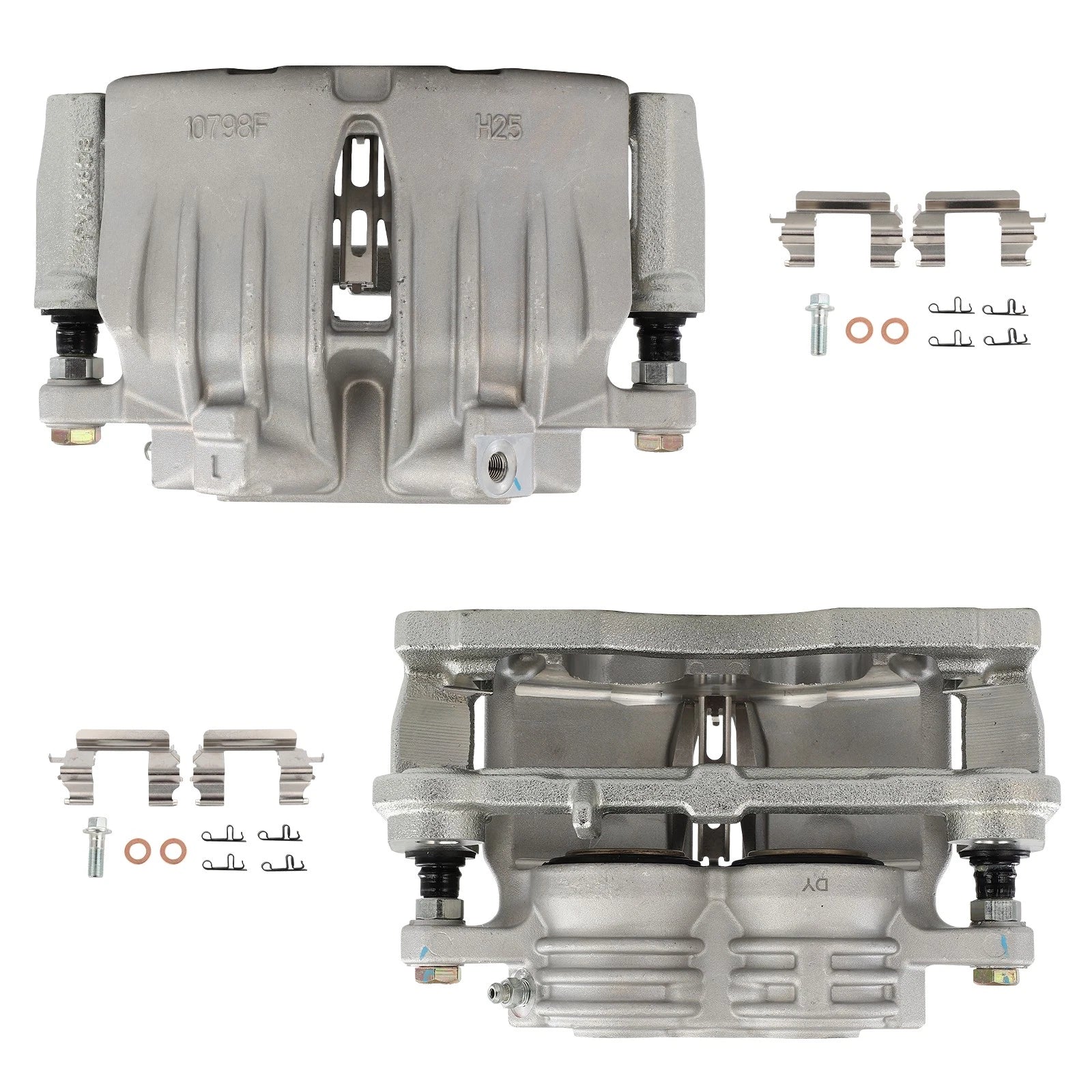 Set of 2 Front Brake Calipers for Chevrolet Trailblazer (2003–2005)