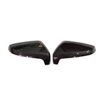 Carbon Fiber Black Mirror Cover Trim for Isuzu D-Max, MU-X (2020-2022)