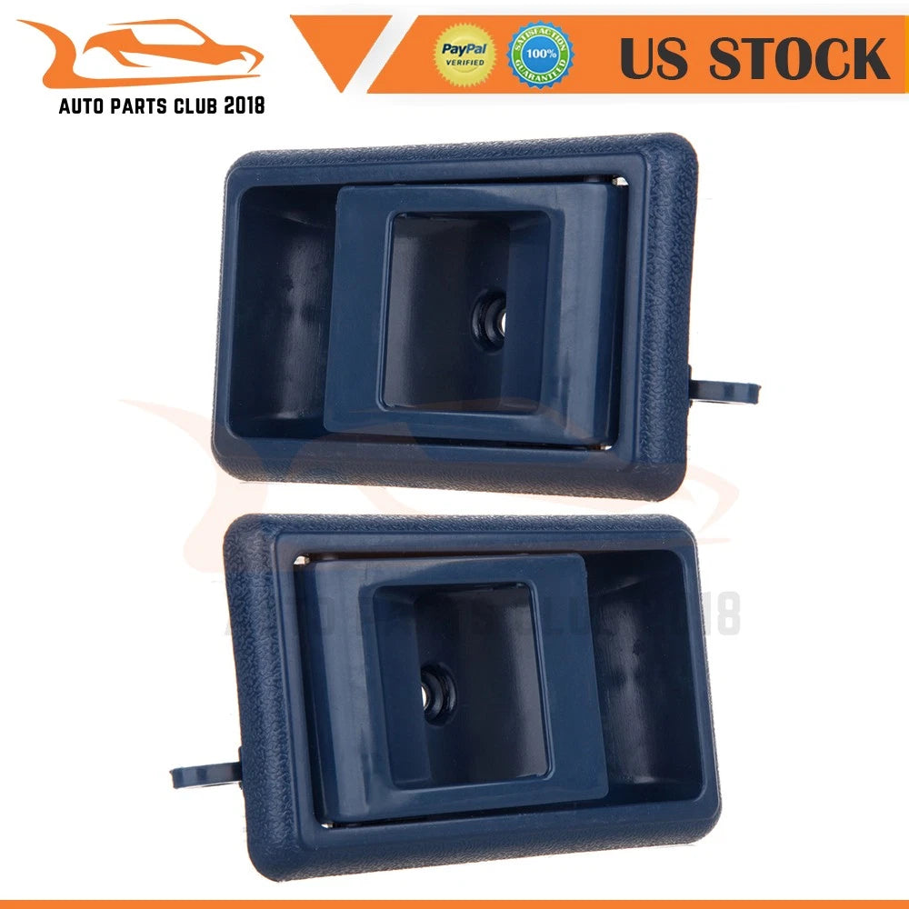 2X Blue Door Handles for Chevrolet Prizm (1989–1992)