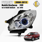 HID Headlight for Buick Enclave (2008–2012) Left Driver Side 8 Pins