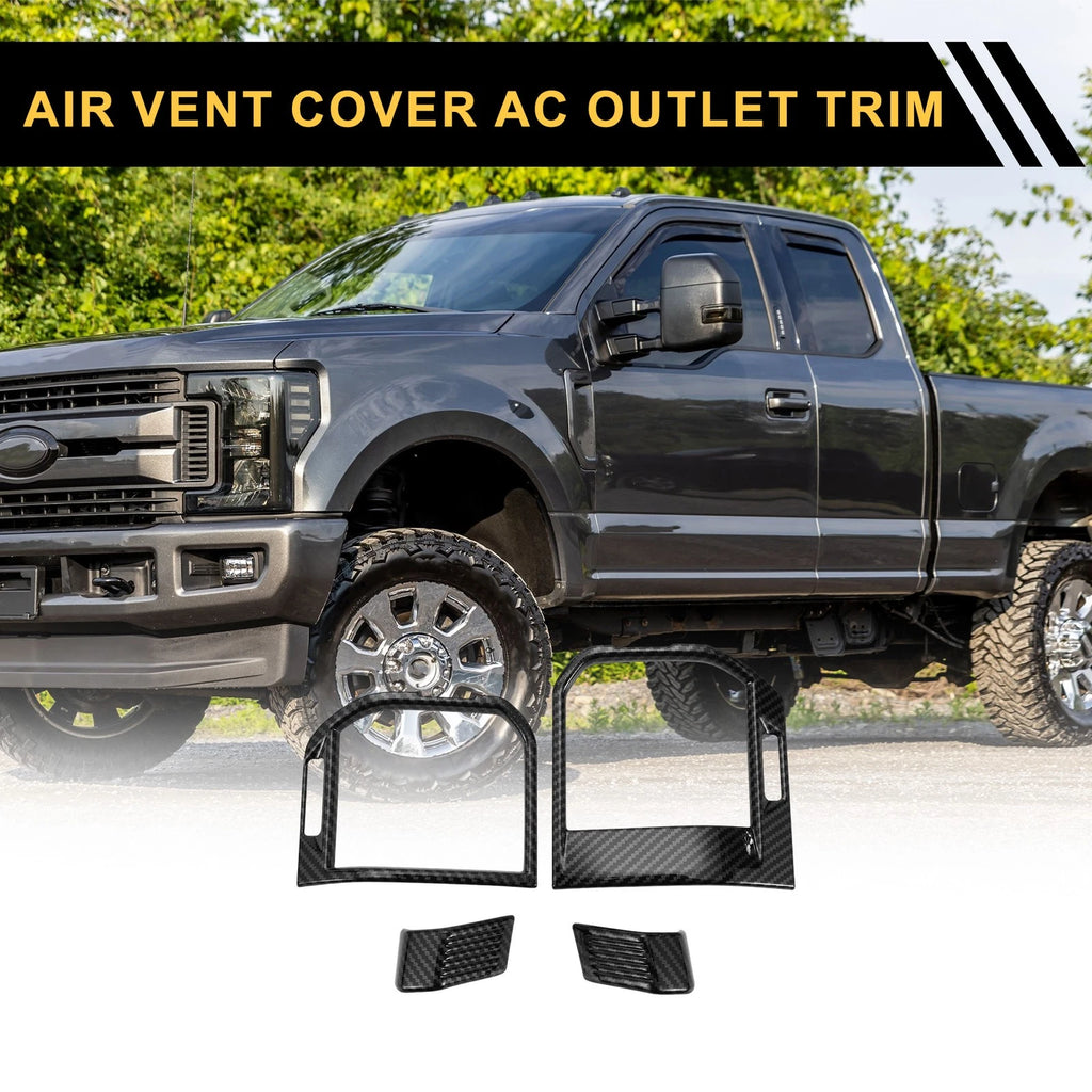 Set of 1 Air Vent Cover Trim for Ford F-150 (2021–2024) Black