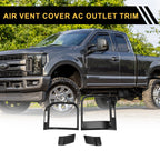 Set of 1 Air Vent Cover Trim for Ford F-150 (2021–2024) Black