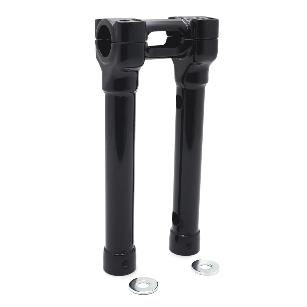 CNC Black 10" Riser Handlebar Top Clamp for Harley Softail Fat Bob (2018–2023)