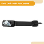 Front Door Handle No. 1H0837207B for Volkswagen Jetta (2006–2010) Black Metal