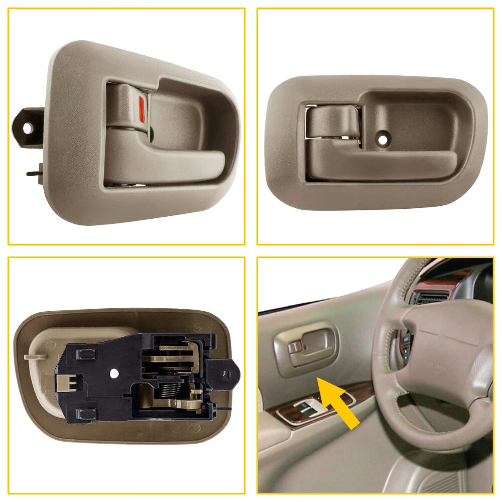 Door Handle for Toyota Sienna (1998–2003) Beige Interior Front Driver Passenger