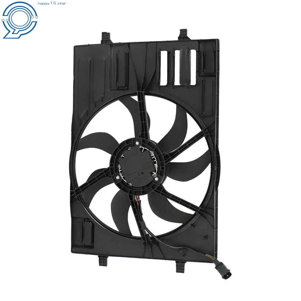 Cooling Fan Assembly for Audi A3 S3 VW e-Golf Golf Jetta (2015-2020)