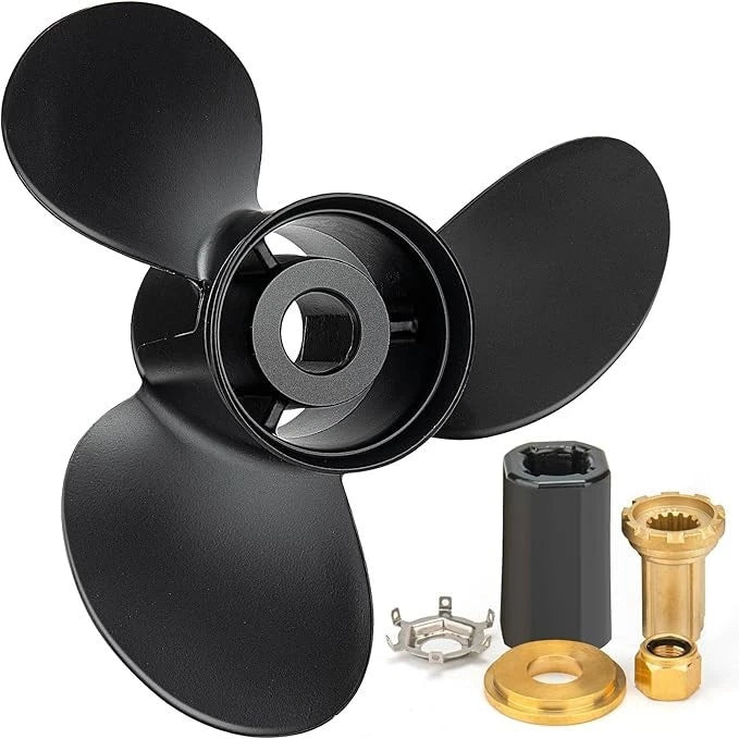 12 3/4X21 Boat Propeller for Mercury 40-140HP (OEM 48-77348A45) RH 15 Tooth