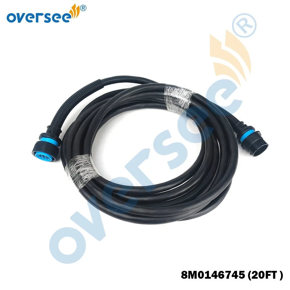 20FT Data Cable Harness for Mercury Outboard 14 Pin (8M0146745)