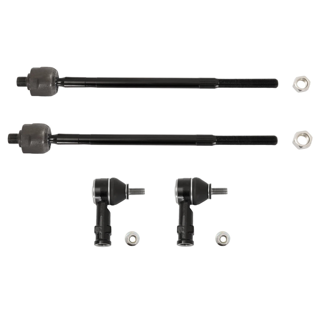Set of 4 Inner & Outer Tie Rod Ends for Ford Focus (2006–2011)