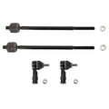 Set of 4 Inner & Outer Tie Rod Ends for Ford Focus (2006–2011)