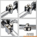 Chrome 1'' 25mm Handlebar Horn Turn Signal Control Switch for Harley
