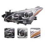 Left Driver Side Headlight for Mazda 3 Hatchback/Sedan (2014–2016)