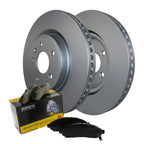 Front Brake Kit 325mm Disc Rotors Akebono Ceramic Pads for Ford Explorer Taurus (1991–2021)