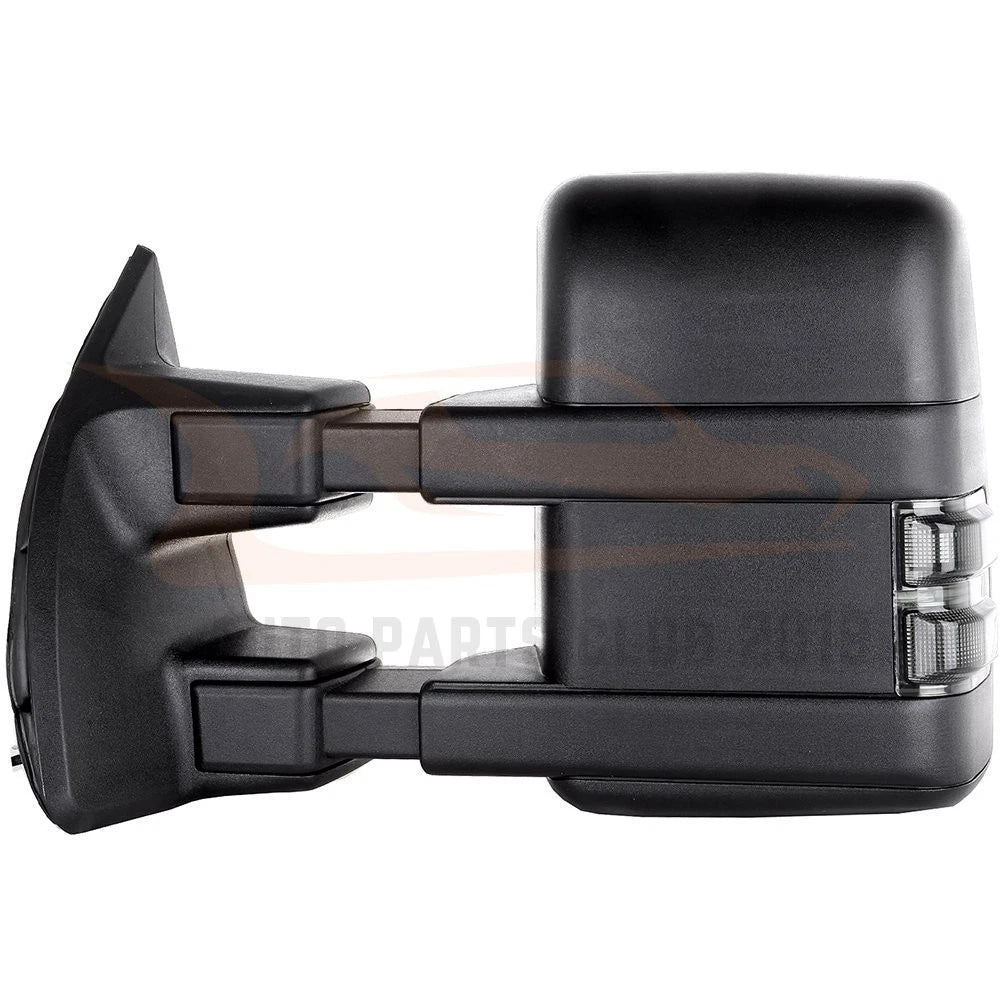 Pair Power Signal Smoke Heated Tow Mirrors for Ford F250-F550 (2003–2007)