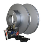 Front Brake Kit 300mm Disc Rotors & Semi-Metallic Pads for BMW E82 E88 (2008–2013)