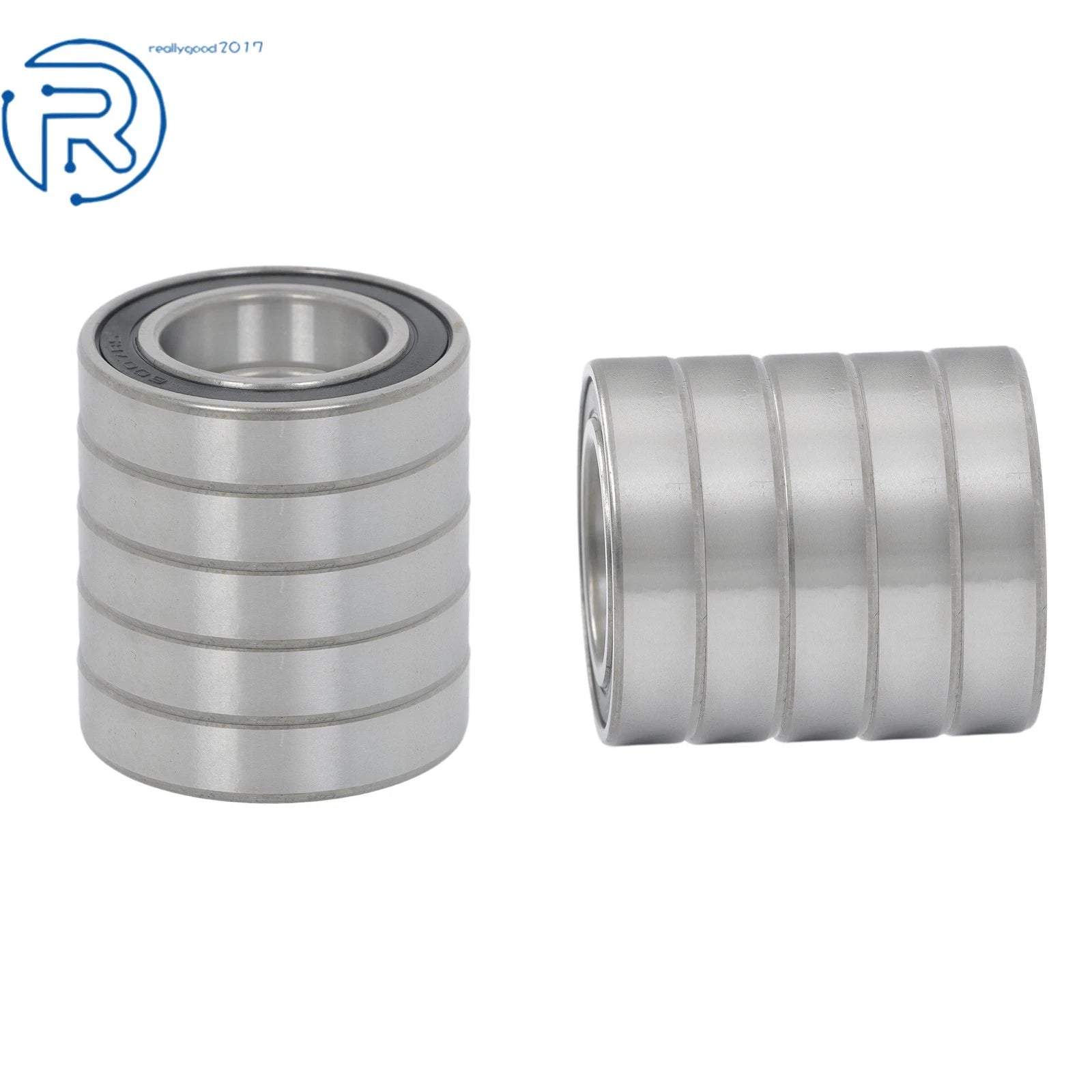 10 Pack 6007-2RS Deep Groove Ball Bearing 35x62x14 mm Double Rubber Seals