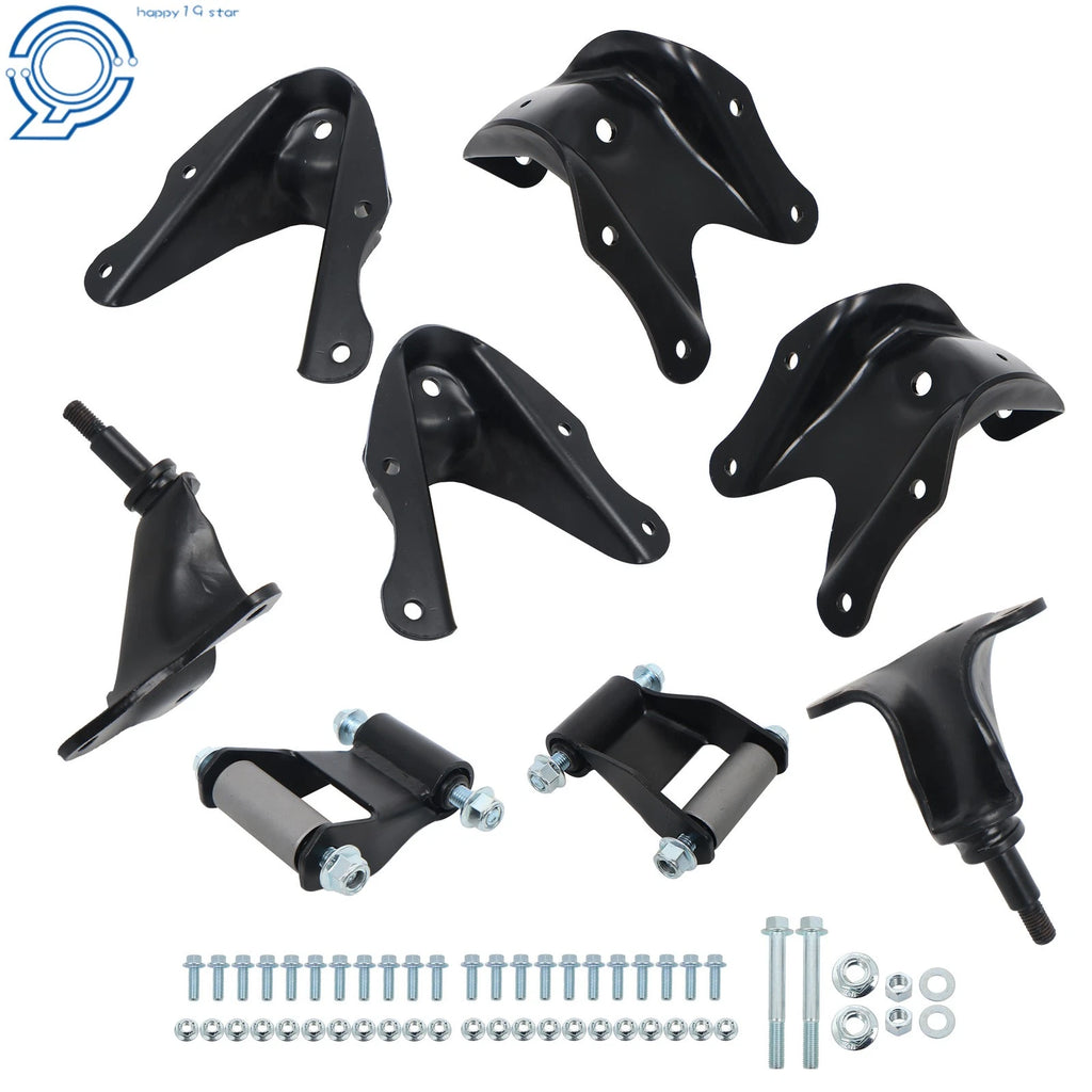 Rear Leaf Spring Shackle Hanger Kit for Ford F-250, F-150 (1980–1996)