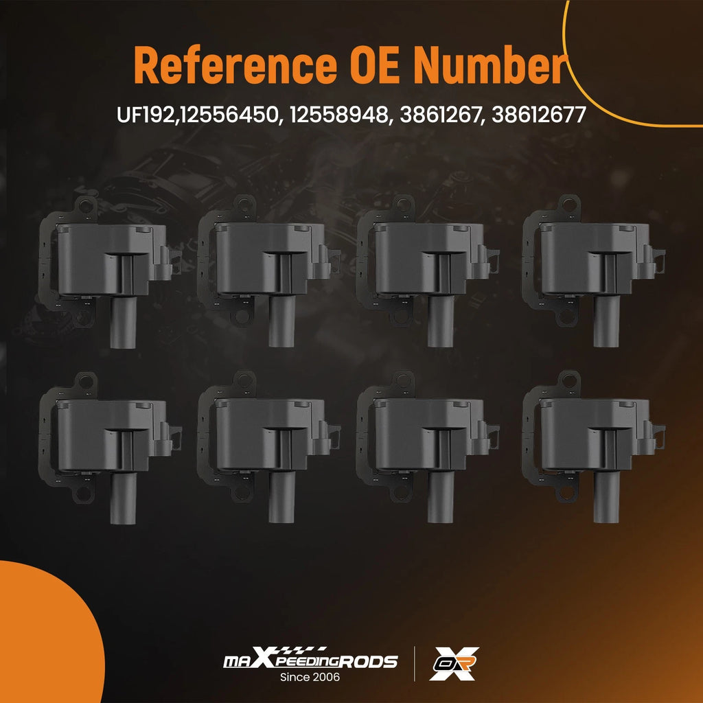 8x Ignition Coils for Chevrolet Corvette Camaro V8 5.7L (1997–2004)