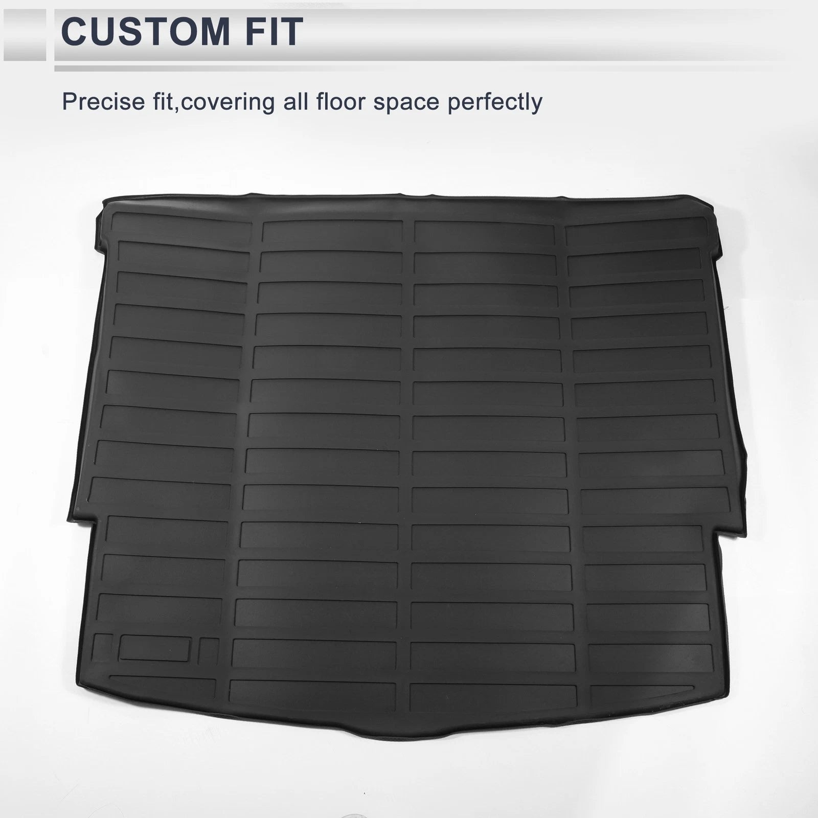 Cargo Liner Rear Trunk Mat for Nissan Rogue X-Trail (2021–2024) Long Grid Pattern