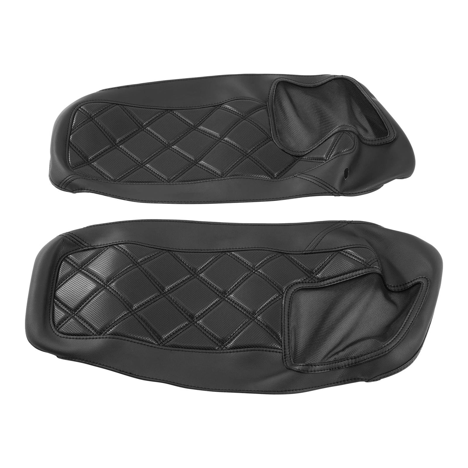Set of 2 Saddlebag Speaker Lid Bra Covers for Harley Touring Road Glide (2014–2023)