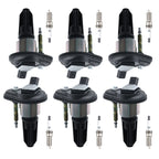 6X Ignition Coil Spark Plug Set for Chevy GMC Isuzu (2002–2008) 2.8L 3.5L 4.2L
