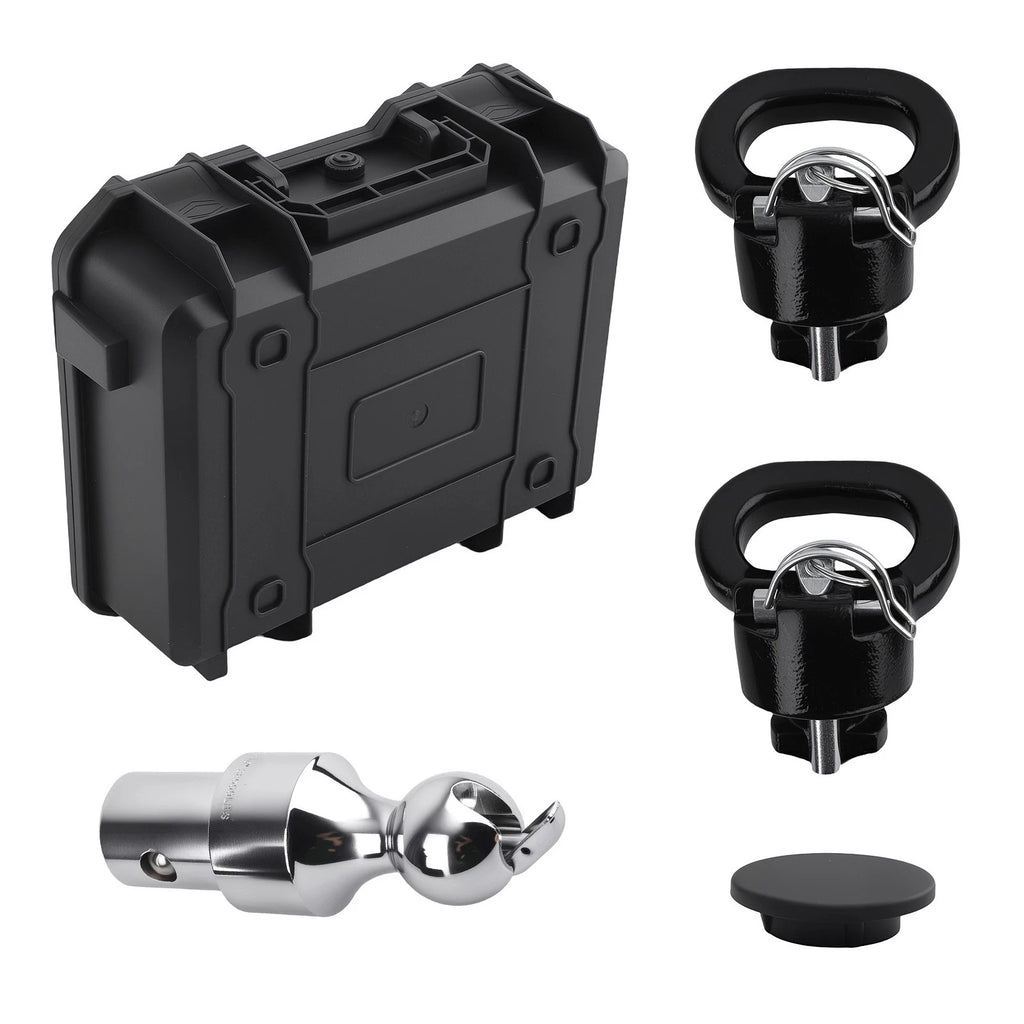 2-5/16" Ball Mount Kit with Chain Anchors for RAM 2500/3500 2013-2024 38K Towing