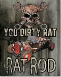 Tin Metal Sign for Hot Rod Classic Car Muscle V8 (Vintage)