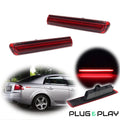 Set of 2 Red LED Rear Side Marker Parking Lights for Acura TL (2004–2008)