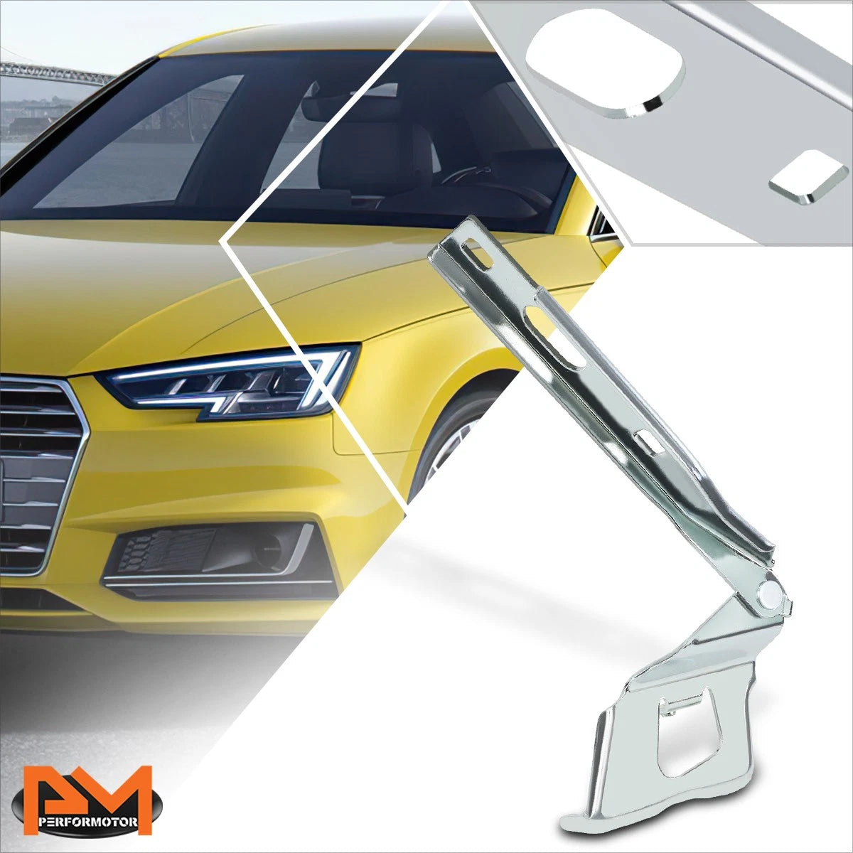 OE Style Steel Hood Hinge for Audi A4 (2009–2016)