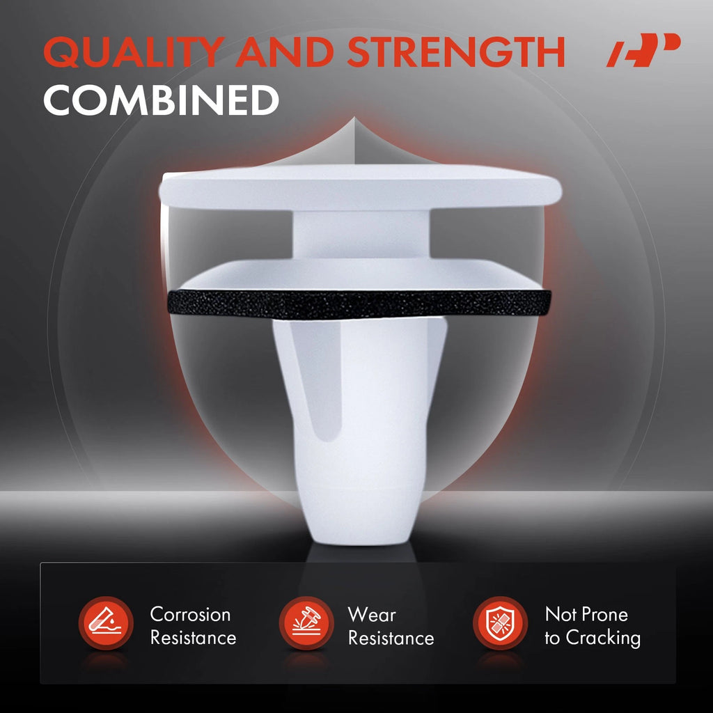 30Pcs Nylon Rear Lamp Moulding Clips with Sealer for Kia