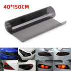 Sticker Headlight Film Taillight 40cm x 150cm Black Smoke Brake Lights