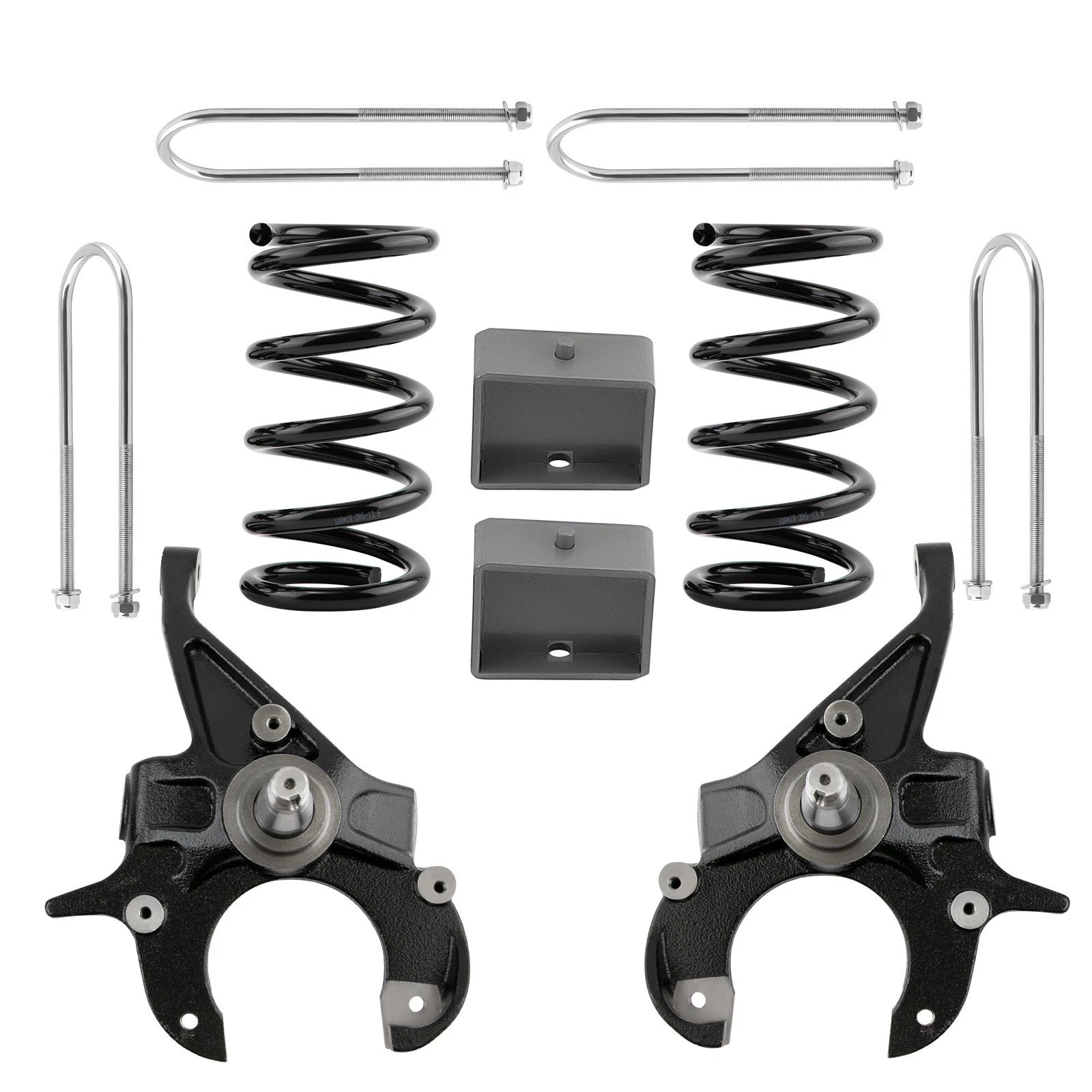 Drop Coil Spring Lowering Kit for Chevy S10 GMC S15 V6 2WD (1982–2004)