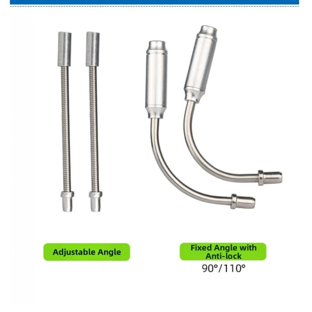 Stainless Steel V-Brake Cable Guide Tube for Bicycle Brakes (Front & Rear)