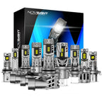 Set of 6 LED Headlight Bulbs H4 H7 H11 H13 9004 9005 9006 9007