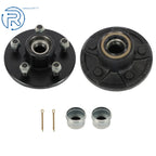 Pre-Greased Trailer Hub Kit 5 Bolt 4-1/2 Inch Circle for 3500lbs #84 Spindle