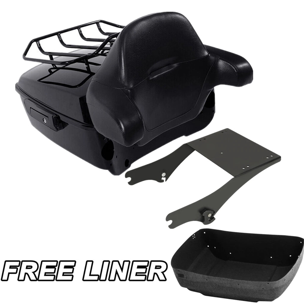 Trunk Rack for Harley Touring Road Glide (1997–2008) Black